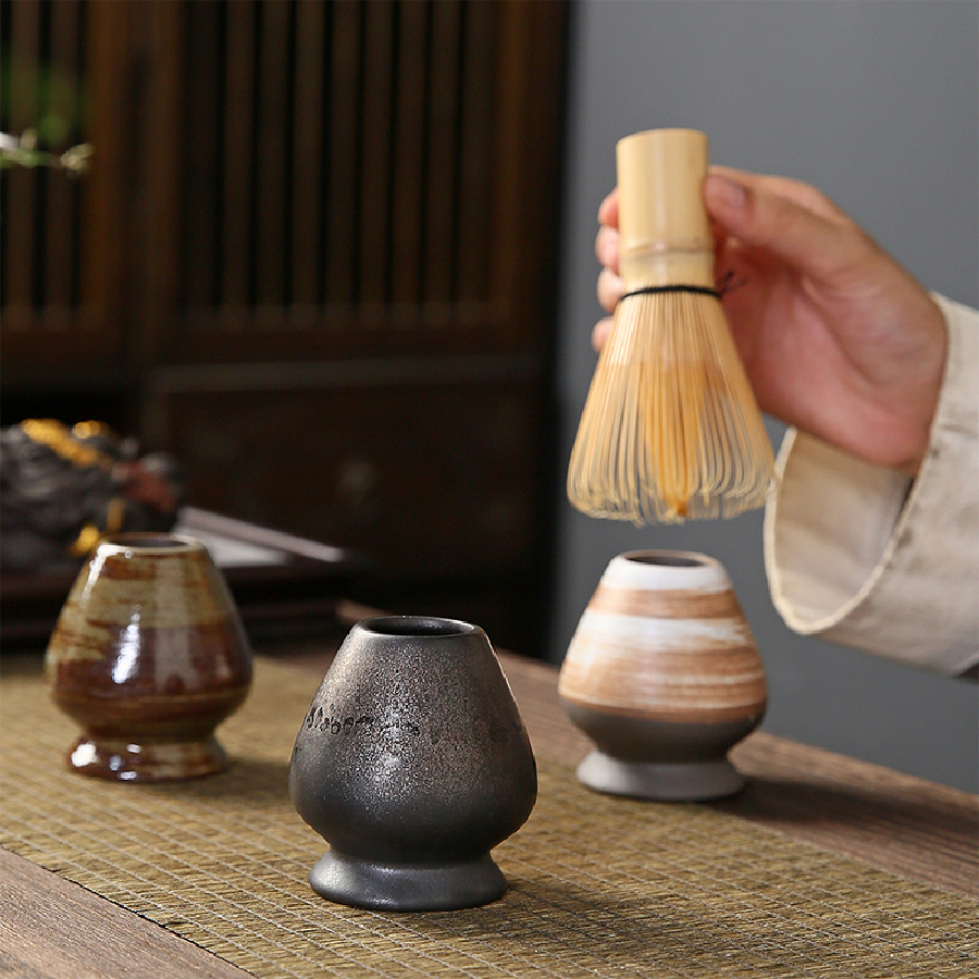 Bamboo Whisk Chasen - Japanese Coarse pottery Matcha Tea Chasen