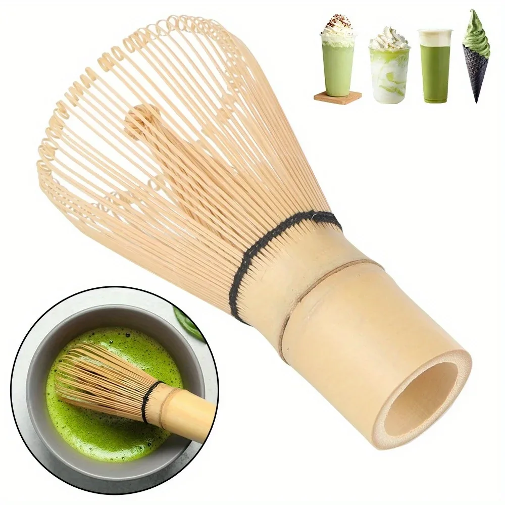 1PC Kitchen Accessories 100 Ma - Bamboo Whisk Chasen บทวิจารณ์และราคา