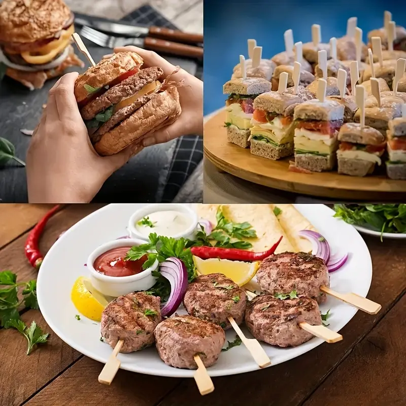 50Pcs Disposable Bamboo Sticks - Bamboo Whisk Chasen บทวิจารณ์และราคา