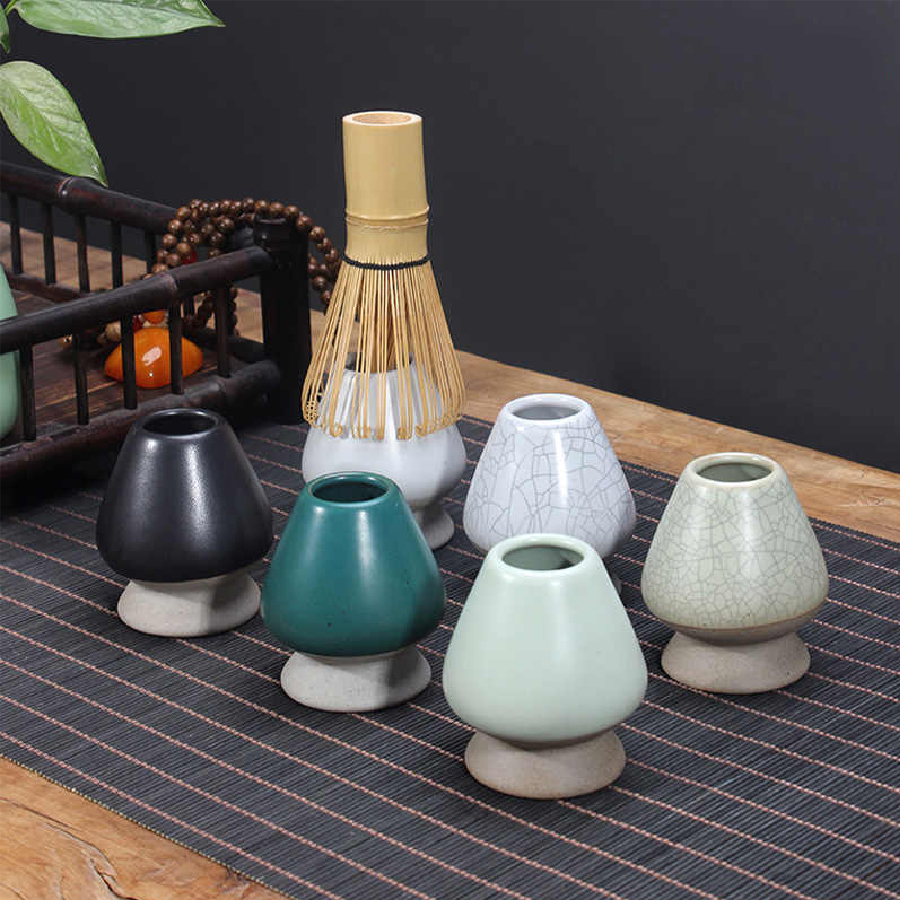Matcha Tea Whisk Holder Cerami - Bamboo Whisk Chasen บทวิจารณ์และราคา