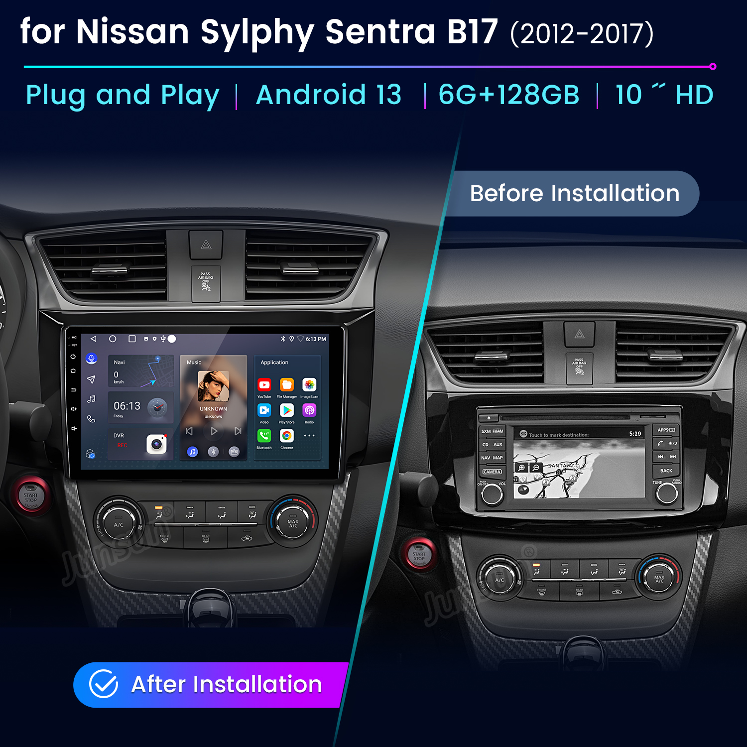 Junsun AI Voice Car Stereo Rad - Japanese Lifestyle Products บทวิจารณ์และราคา