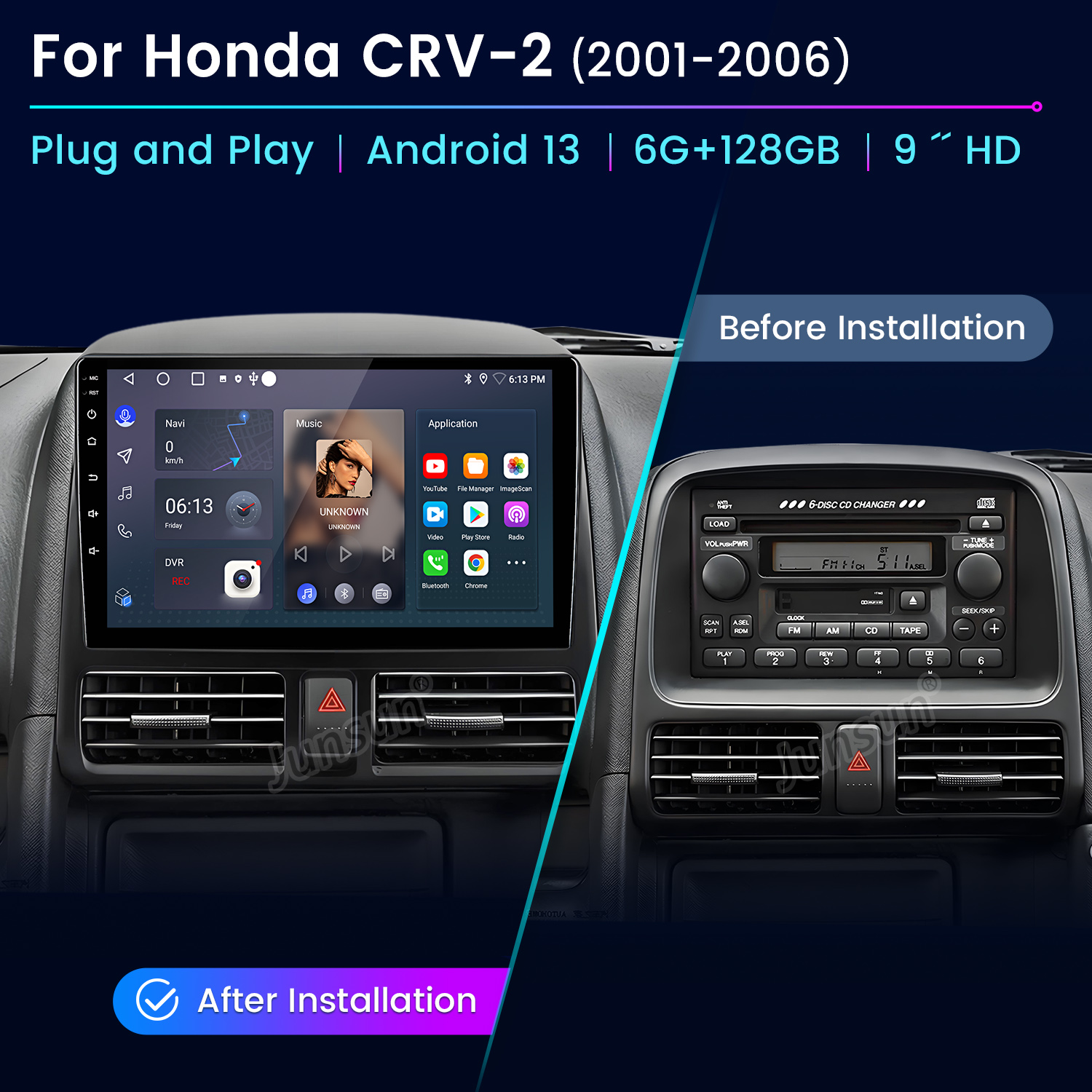 Junsun AI Voice Car Stereo Rad - Japanese Lifestyle Products บทวิจารณ์และราคา
