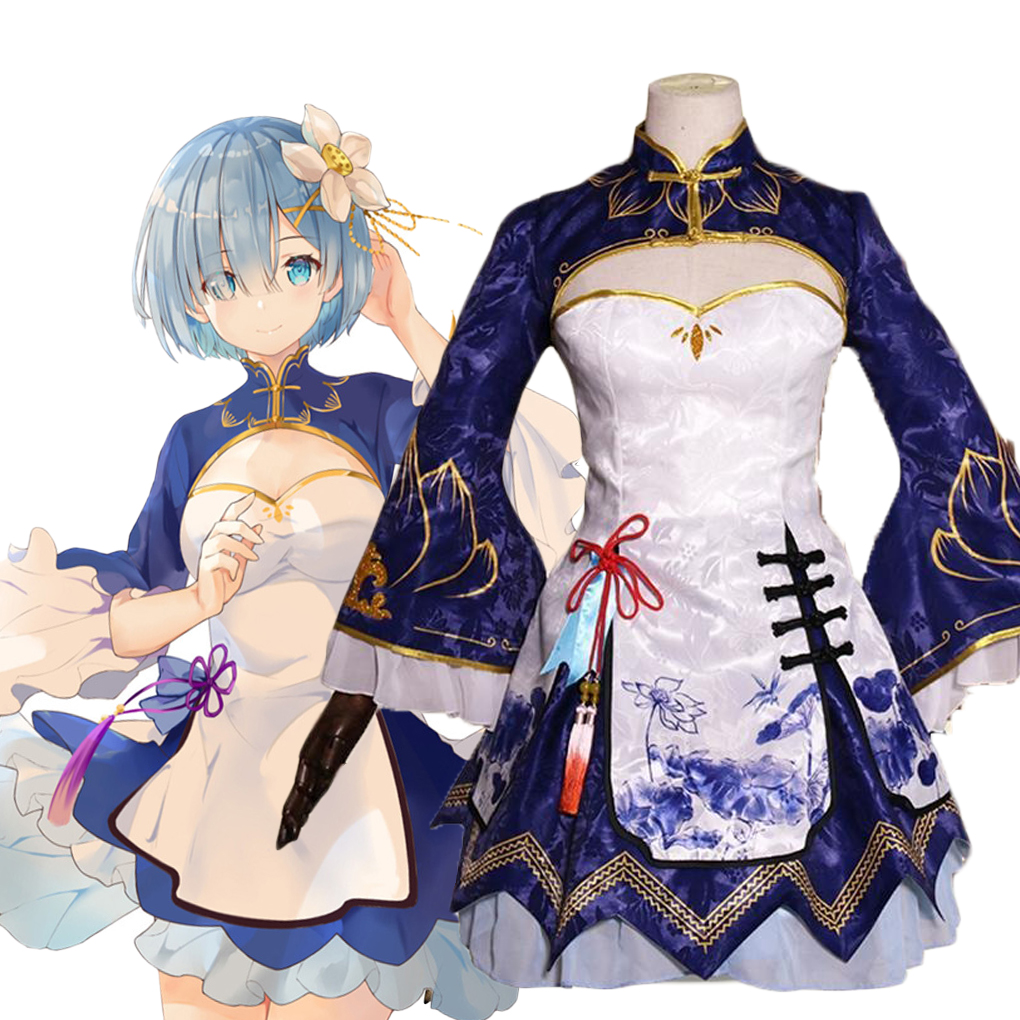 2025 Rem Ram Cosplay Cheongsam - Japanese Girl Lifestyle บทวิจารณ์และราคา