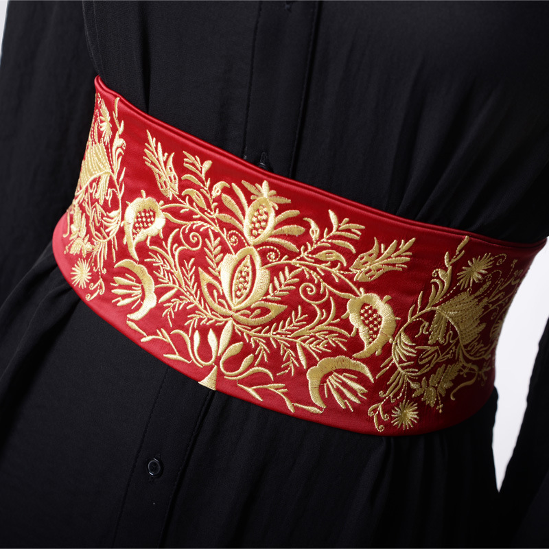 Vintage Embroidery Fabric Wide - Kimono Yukata Cotton บทวิจารณ์และราคา