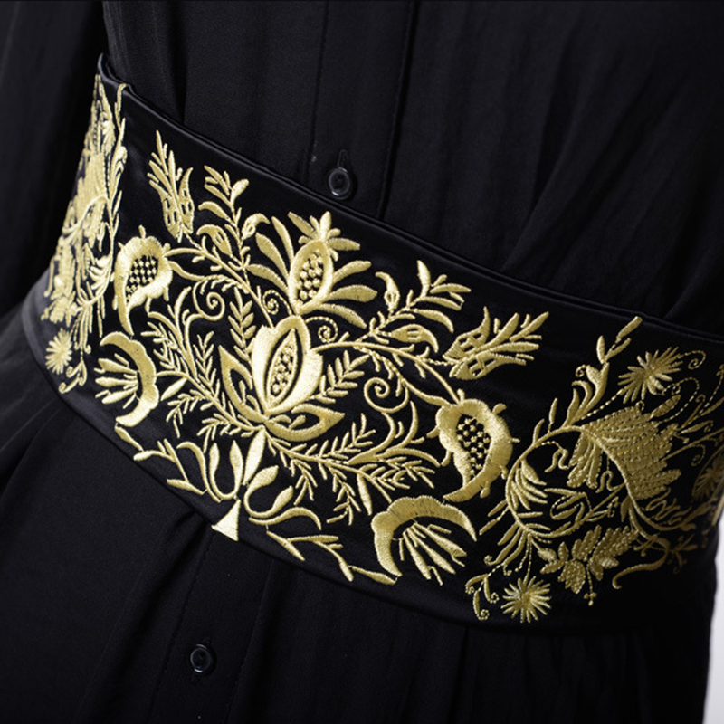 Vintage Embroidery Fabric Wide - Kimono Yukata Cotton บทวิจารณ์และราคา