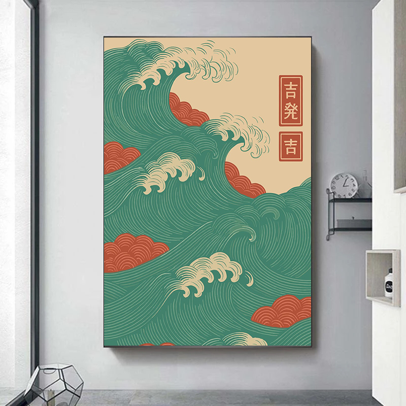 Minimalism Japanese Wave Poste - Japanese Minimalism Lifestyle บทวิจารณ์และราคา