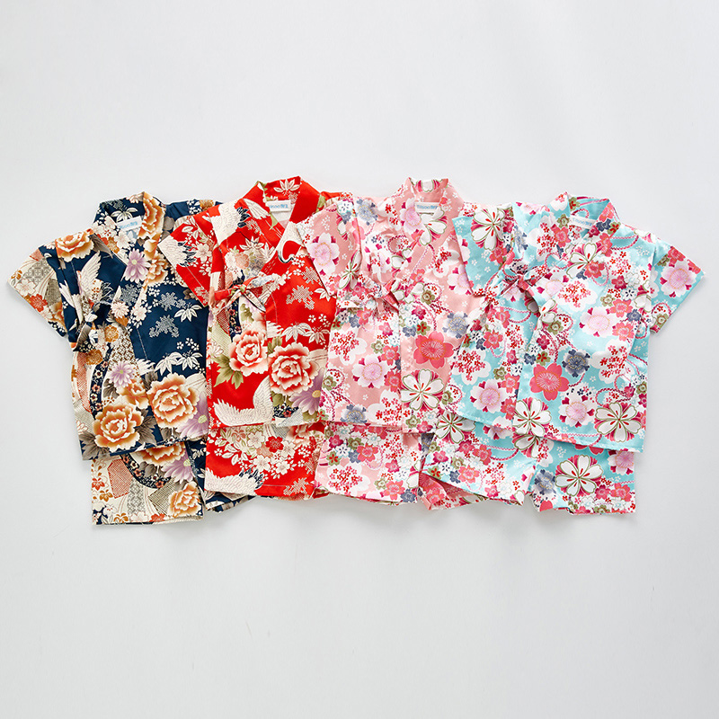 Summer Children Yukata Clothin - Kimono Yukata Cotton บทวิจารณ์และราคา