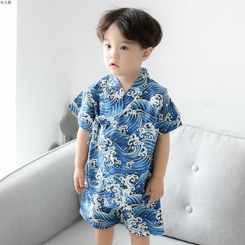 Summer Children Yukata Clothin - Kimono Yukata Cotton บทวิจารณ์และราคา