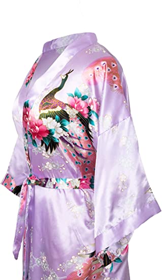 Sexy Female Mini Silk Robe Ray - Kimono Yukata Cotton บทวิจารณ์และราคา