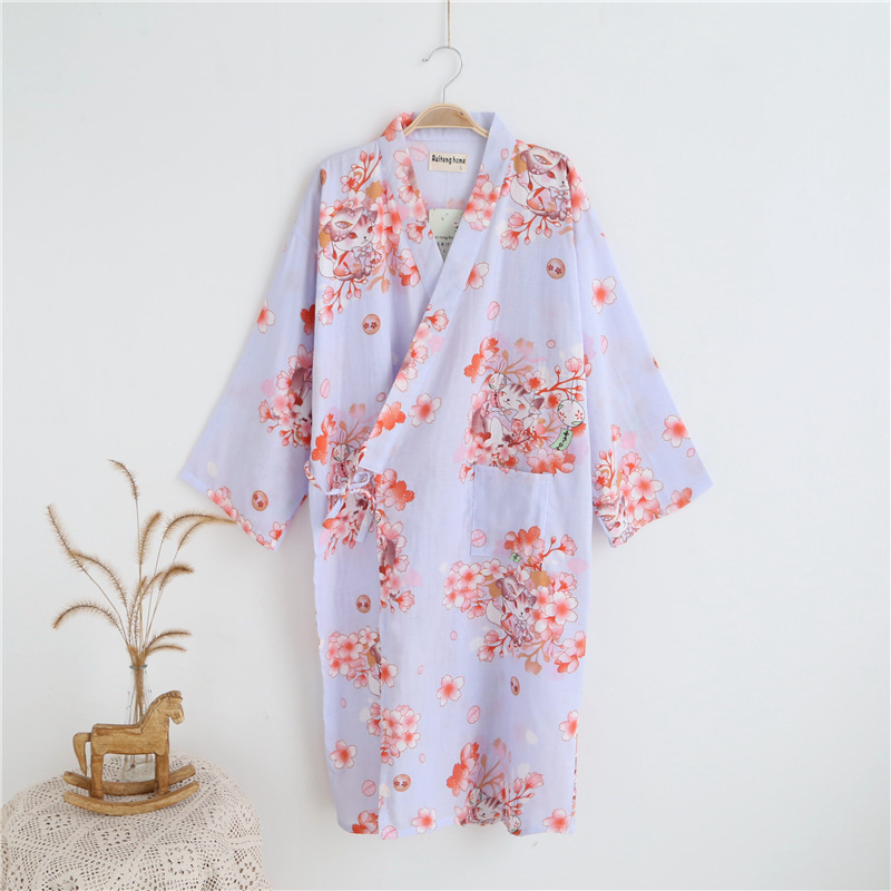 2024 New Style Japanese Kimono - Kimono Yukata Cotton บทวิจารณ์และราคา