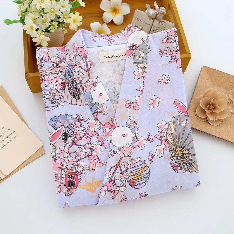 2024 New Style Japanese Kimono - Kimono Yukata Cotton บทวิจารณ์และราคา