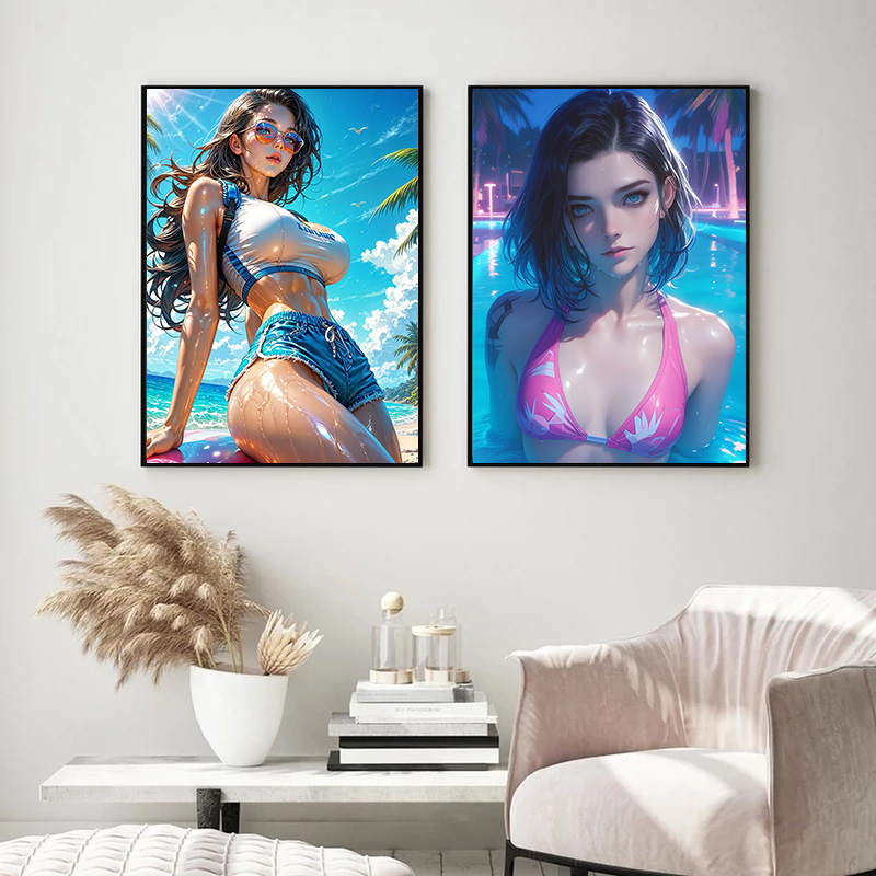 Fashion Sexy Girl in Pool Post - Japanese Girl Lifestyle บทวิจารณ์และราคา