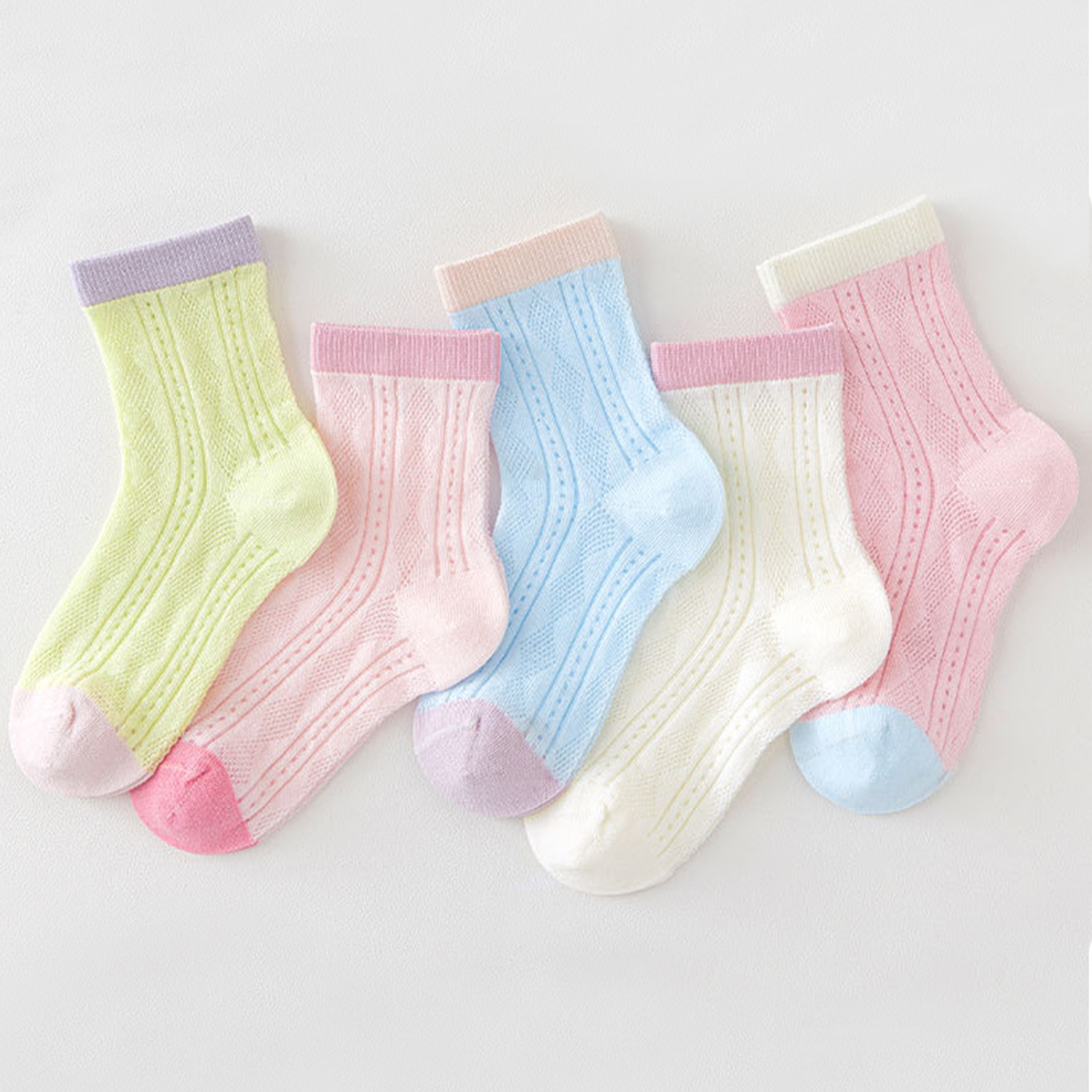 5 Pairs of Children's Socks, C - Japanese Girl Lifestyle บทวิจารณ์และราคา