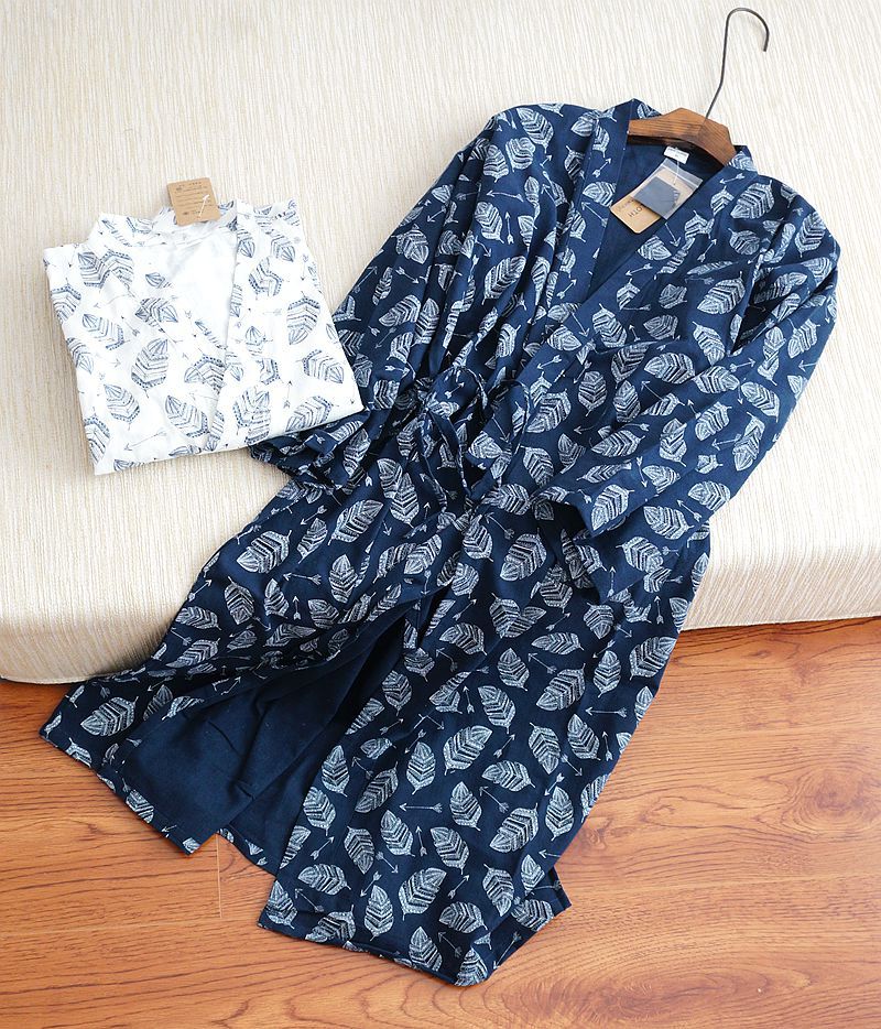 2026 New Men's 100% Cotton Gau - Kimono Yukata Cotton บทวิจารณ์และราคา