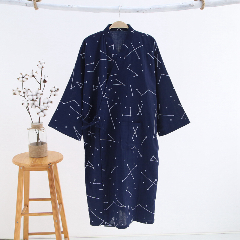2026 New Men's 100% Cotton Gau - Kimono Yukata Cotton บทวิจารณ์และราคา