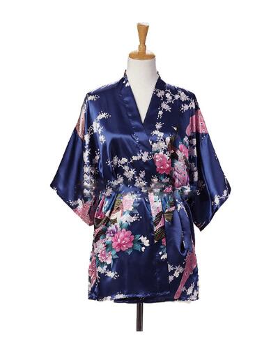 Lace Up Woman Peacock Print Ja - Kimono Yukata Cotton บทวิจารณ์และราคา