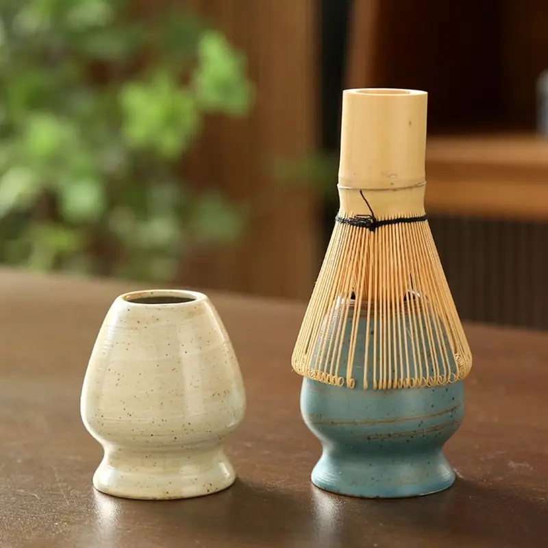 Ceramic Matcha Holder Smooth H - Bamboo Whisk Chasen บทวิจารณ์และราคา