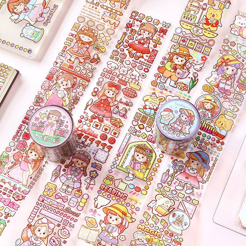 TIANZI 50mmx5m Scrapbooking St - Japanese Girl Lifestyle บทวิจารณ์และราคา