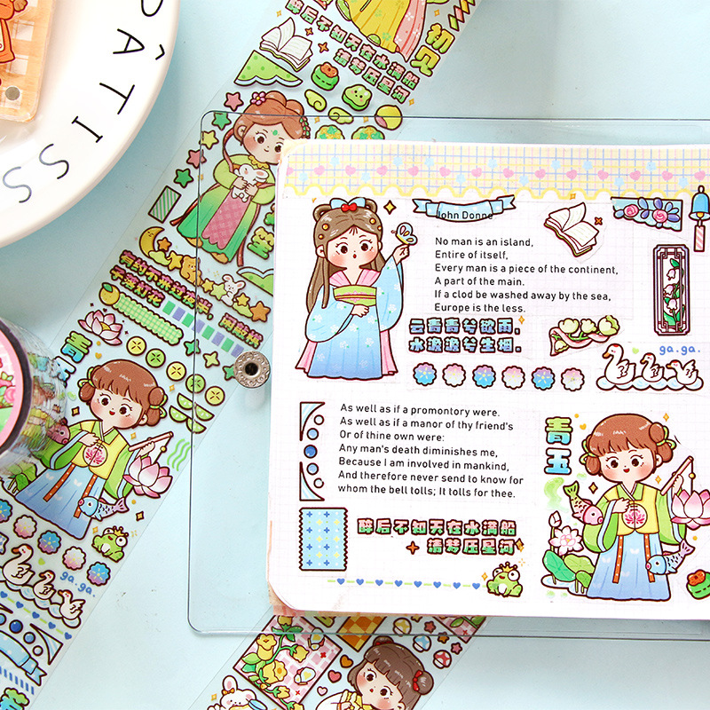TIANZI 50mmx5m Scrapbooking St - Japanese Girl Lifestyle บทวิจารณ์และราคา