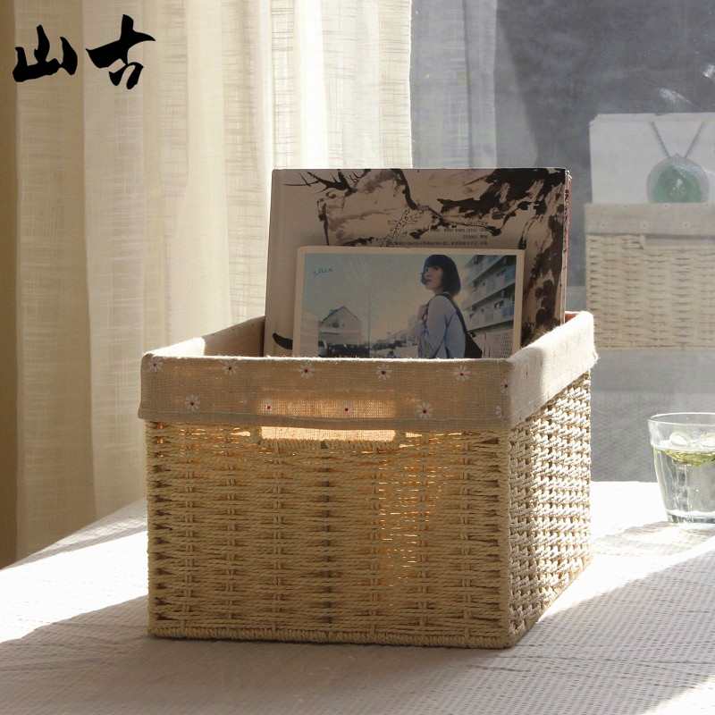 Rattan Woven Desktop Storage B - Japanese Lifestyle Items บทวิจารณ์และราคา