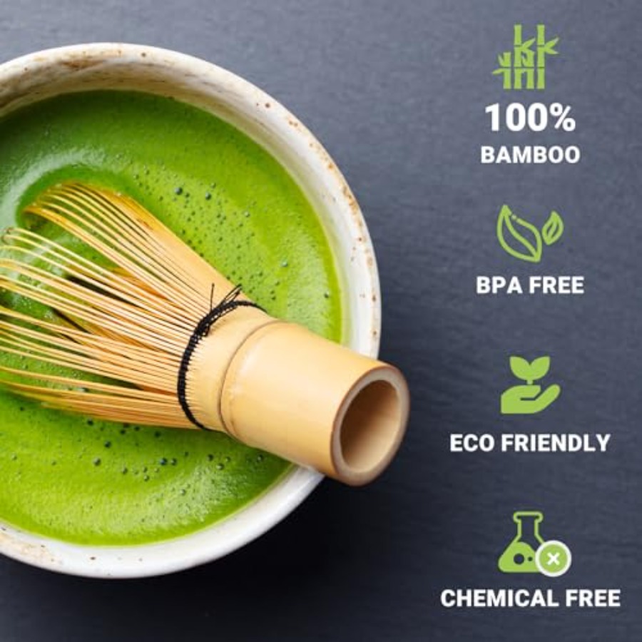 Bamboo Matcha Whisk 80/100/120 - Bamboo Whisk Chasen บทวิจารณ์และราคา