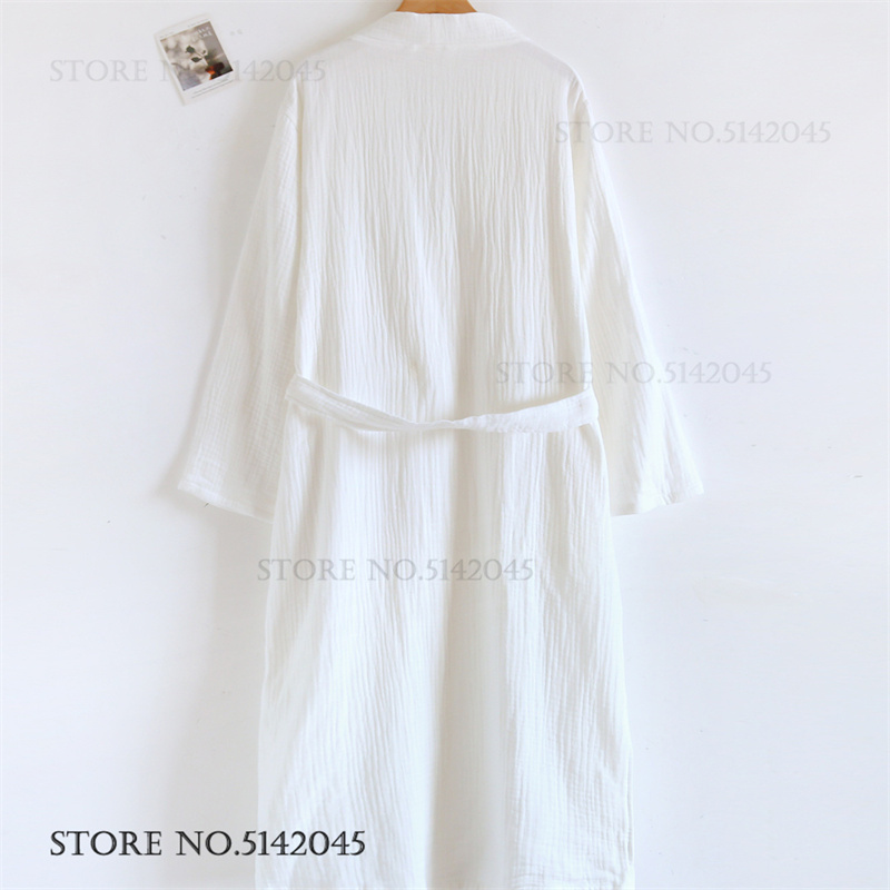 100% Cotton Gauze Couple Long  - Kimono Yukata Cotton บทวิจารณ์และราคา