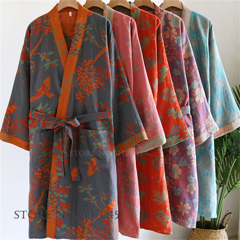 Female Japanese Retro Kimono B - Kimono Yukata Cotton บทวิจารณ์และราคา
