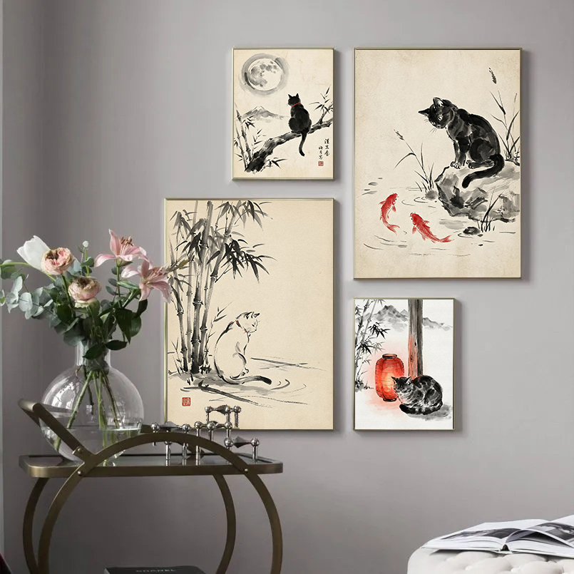 Japanese Cat Sleeping by Lante - Japanese Minimalism Lifestyle บทวิจารณ์และราคา