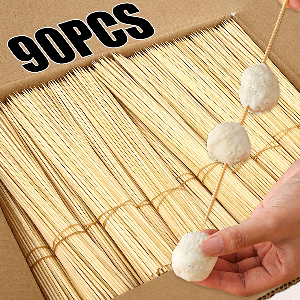 90pcs Bamboo Stick Food Grade  - Bamboo Whisk Chasen บทวิจารณ์และราคา