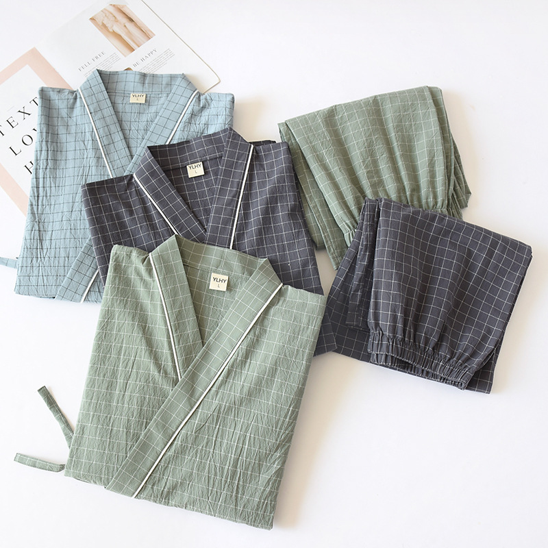 Japanese-style kimono, cotton  - Kimono Yukata Cotton บทวิจารณ์และราคา