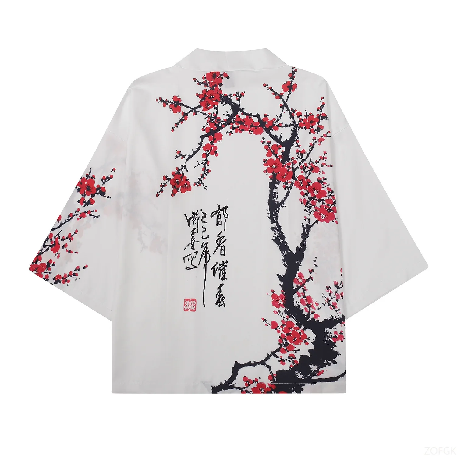 Summer Women Flower Print Kimo - Kimono Yukata Cotton บทวิจารณ์และราคา