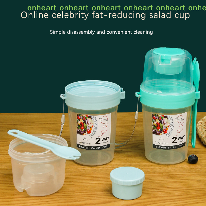 [C]Breakfast Fruit Oat Yogurt  - Bento Box Two Tier บทวิจารณ์และราคา