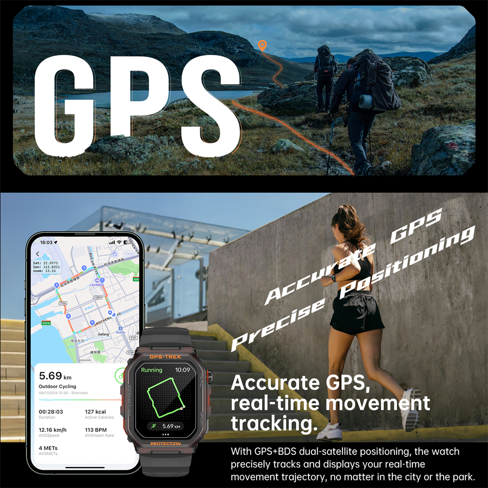 New Smart Watch Builtin GPS Al - Japanese Lifestyle Called บทวิจารณ์และราคา