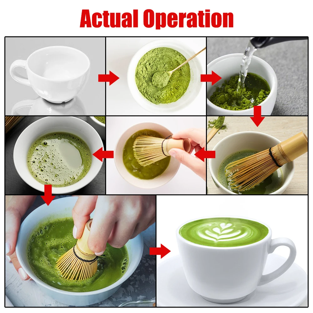 Matcha Whisk Set-Bamboo Matcha - Bamboo Whisk Chasen บทวิจารณ์และราคา