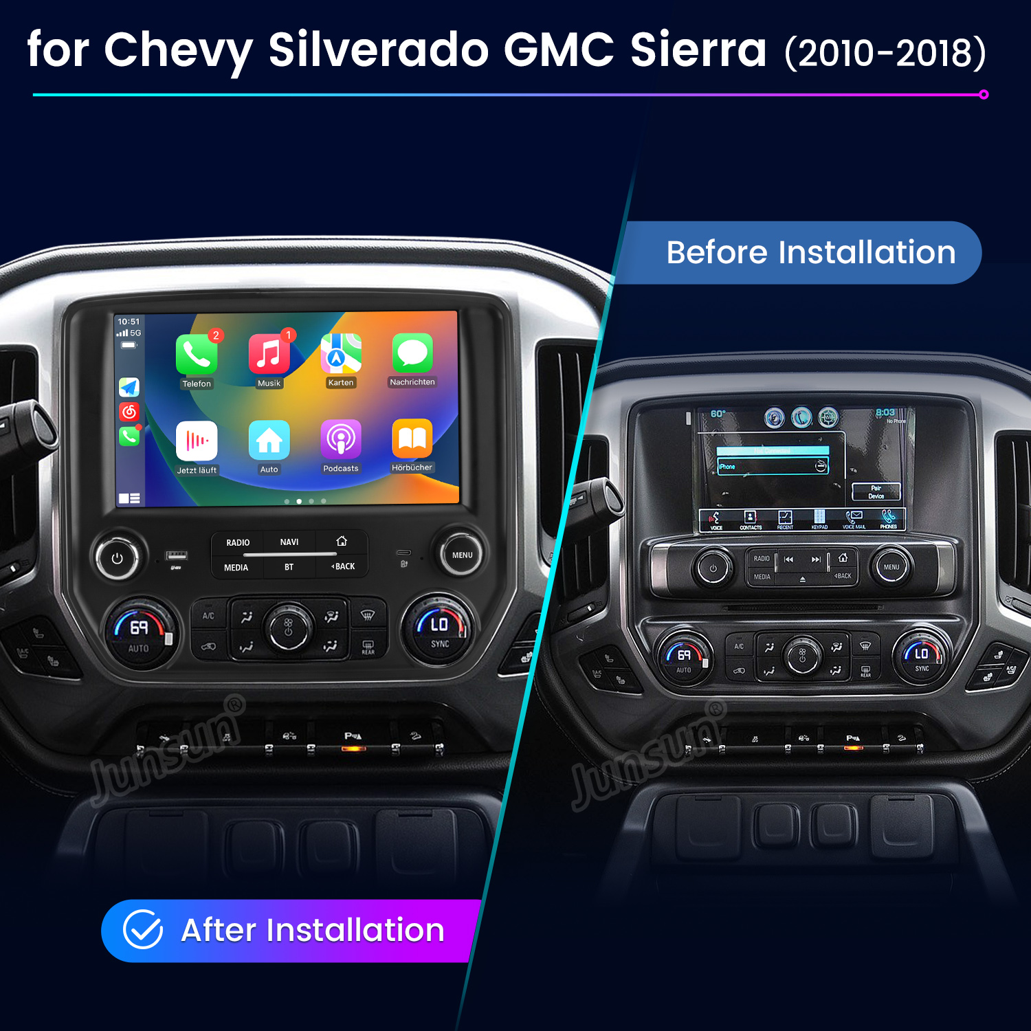 Junsun AI Voice Car Stereo Rad - Japanese Lifestyle Products บทวิจารณ์และราคา